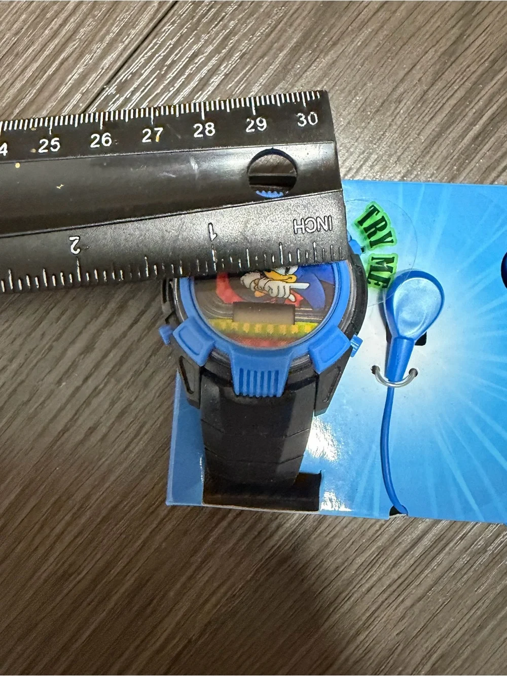 Sonic Kids Blue Digital Watch with Earbuds